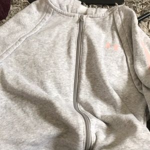 xs women’s under armor zip up